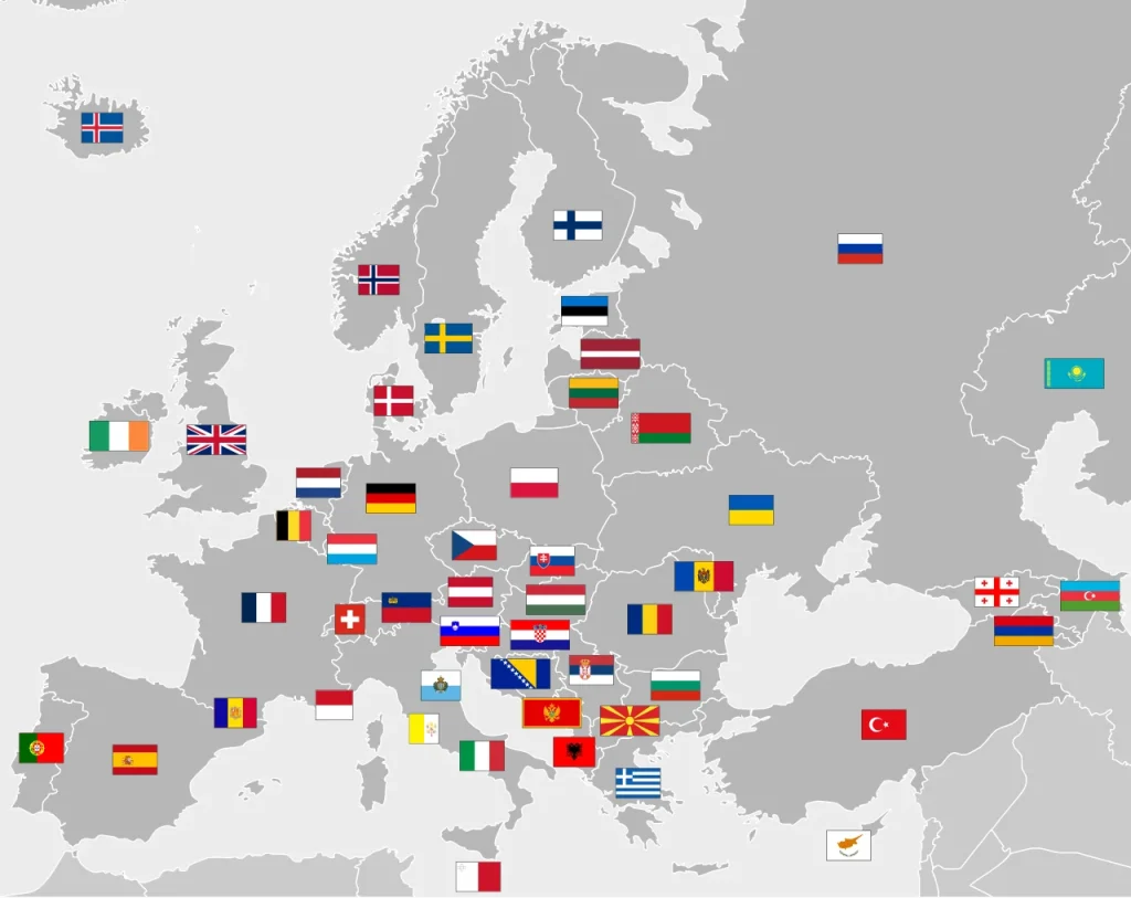 europe map
