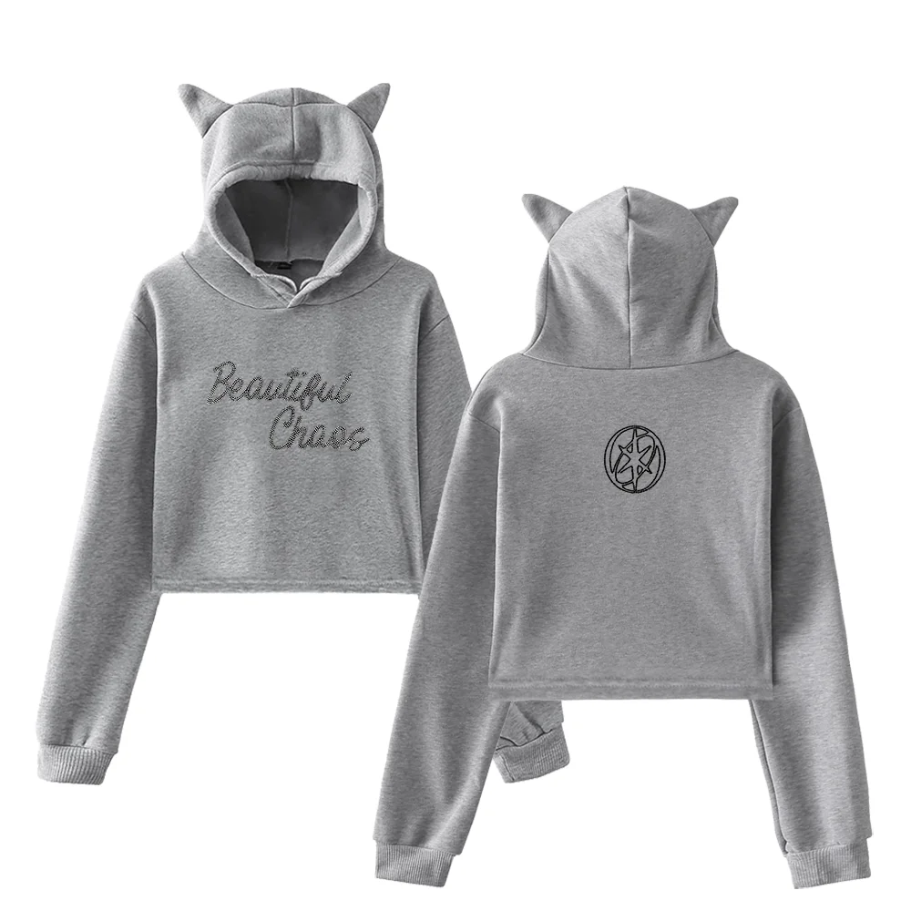 Katseye Cropped Hoodie #7 - Image 4
