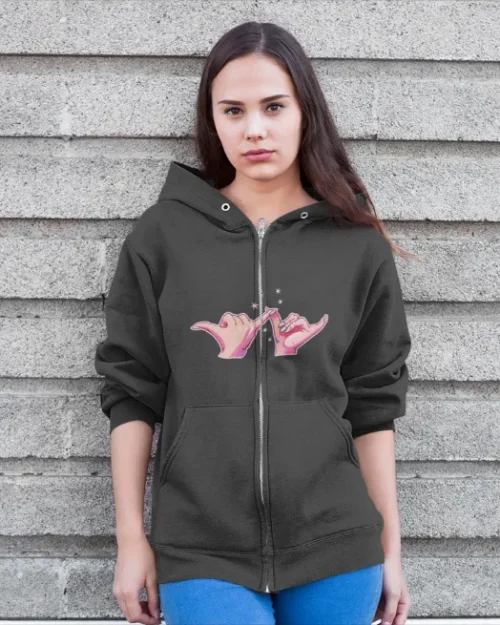 Katseye Touch Hands Zipper Hoodie
