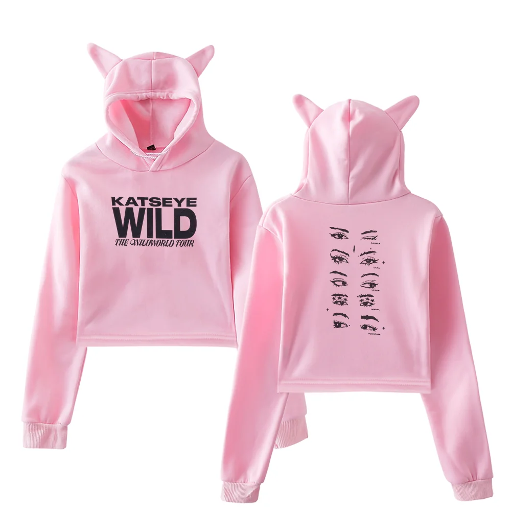 KATSEYE Wild Eyes Cropped Hoodie - Image 5